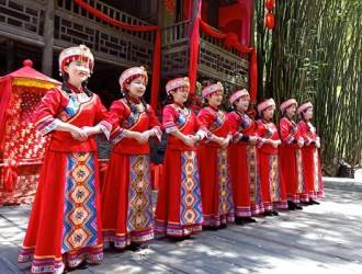 三峽人家旅游景區開展“微笑服務”活動
