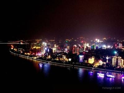 宜昌城区夜景及长江夜游灯光提升工程开工