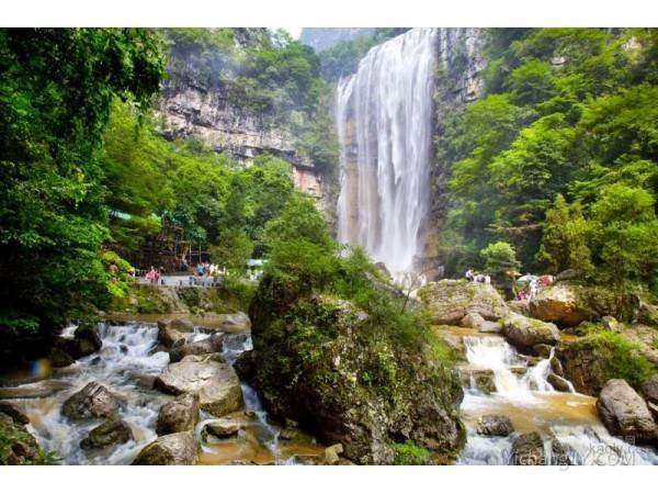 宜昌到三峡大瀑布旅游跟团半日游线路图2