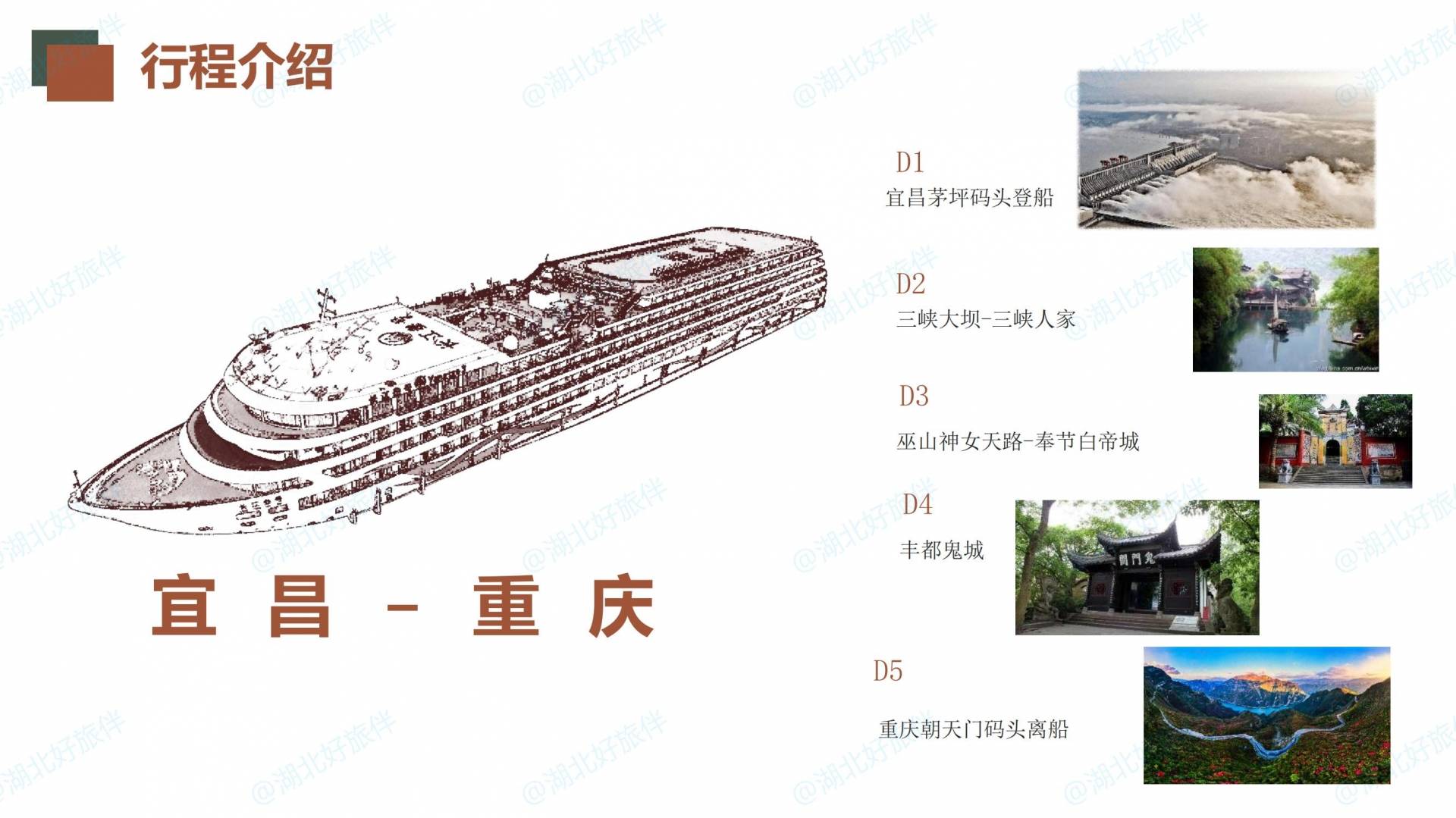 长三行程宜昌-重庆