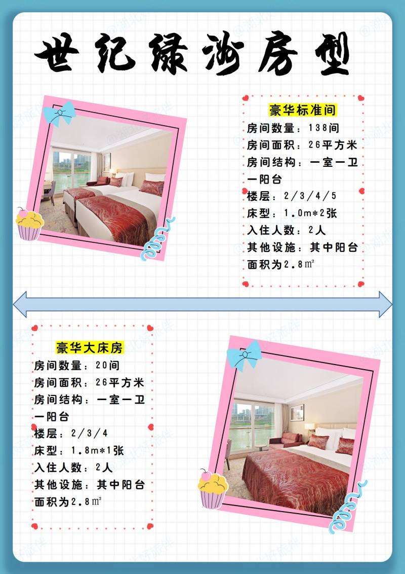 世纪绿洲豪华标间大床房