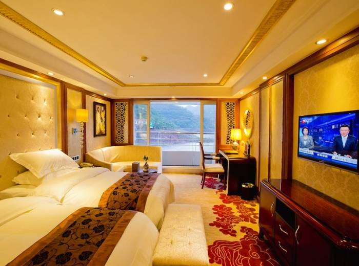 【三峡游船】渝楚长江 重庆到武汉（下水）6天5晚 总统六号豪华游船船票在线抢票预定图2