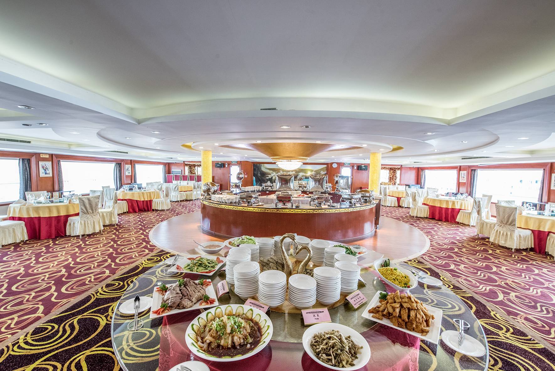 长二6楼昆仑餐厅346平方