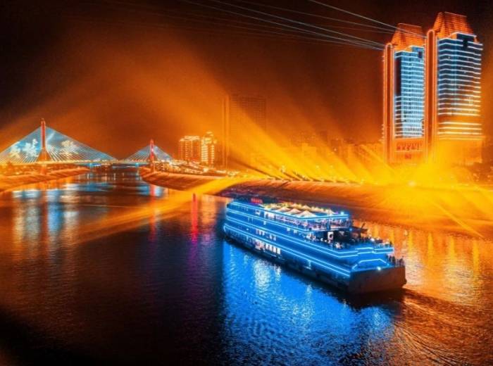 宜昌长江夜游船票预定_夜游长江三峡游轮预定_三峡游客中心船票预定图4