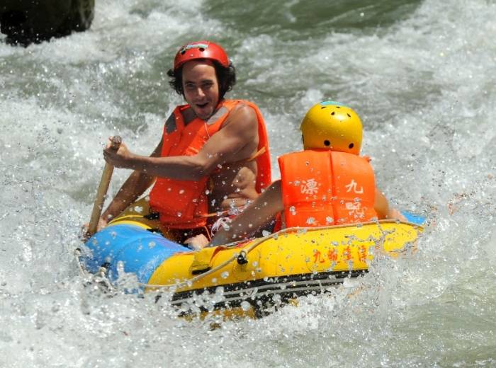 宜昌第一漂——九畹溪漂流，【在哪里坐车，哪里购票，多大的小孩可以漂】图4