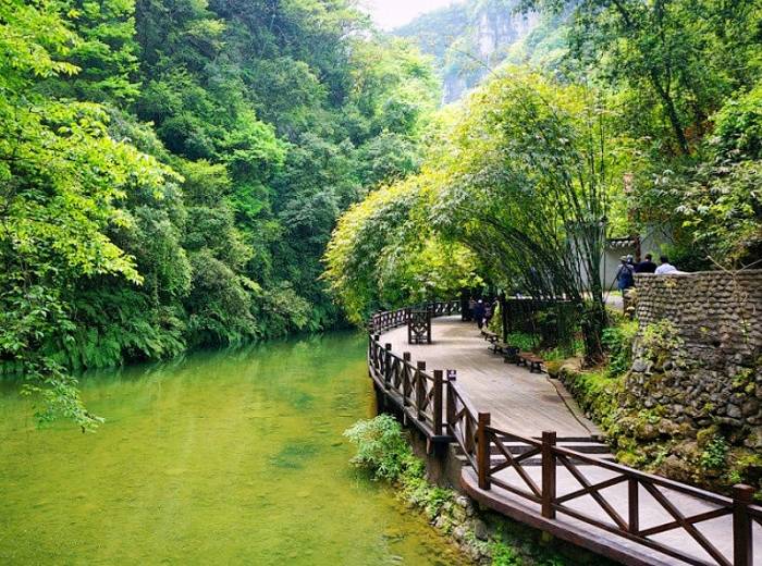三峡大瀑布 三峡人家二日游，网红打卡，美翻全网图2