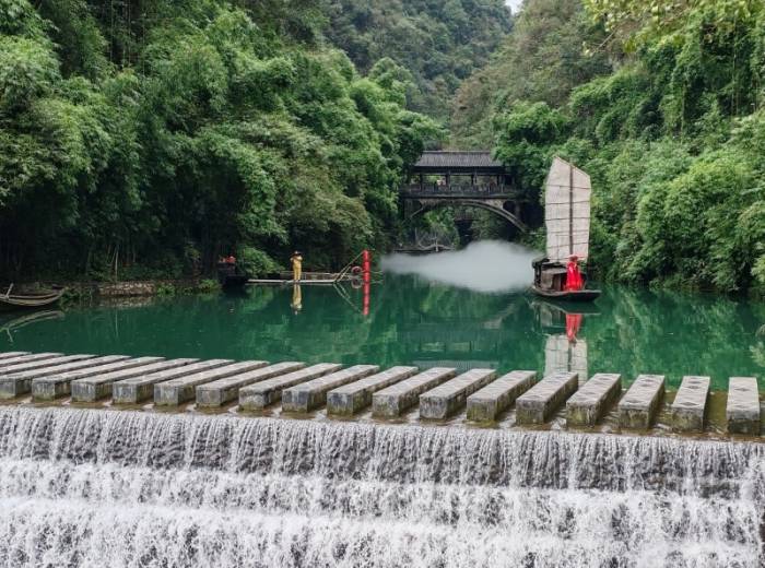 三峡大瀑布 三峡人家二日游，网红打卡，美翻全网图6